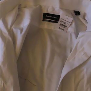 Rand new men’s esquire white dress shirt